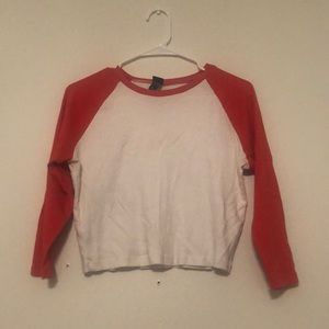 Wild fable crop 3/4 sleeve